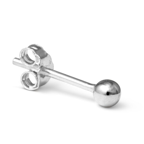 Lulu Copenhagen Ball SIlver Ear Stud