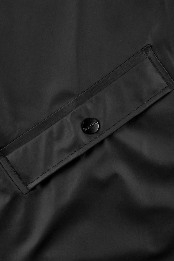 Rains Long Jacket Black