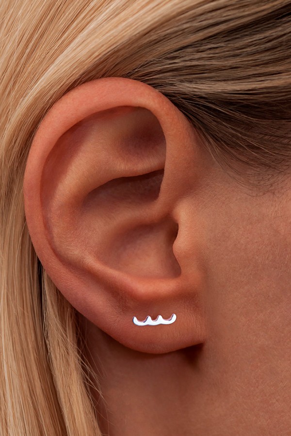 Lulu Copenhagen Nyhavn Ear Stud Sterling Silver