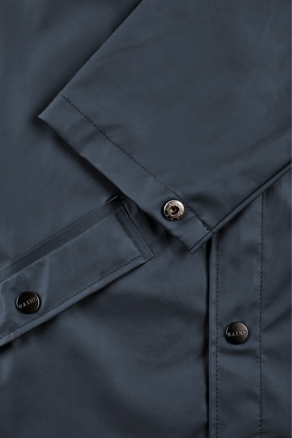 Rains Long Jacket Blue