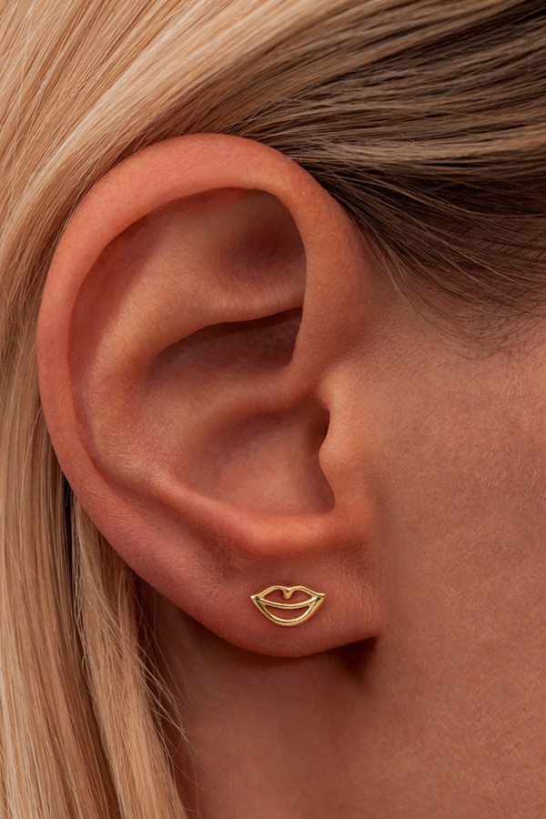 Lulu Copenhagen Secret Ear Stud Gold Plated