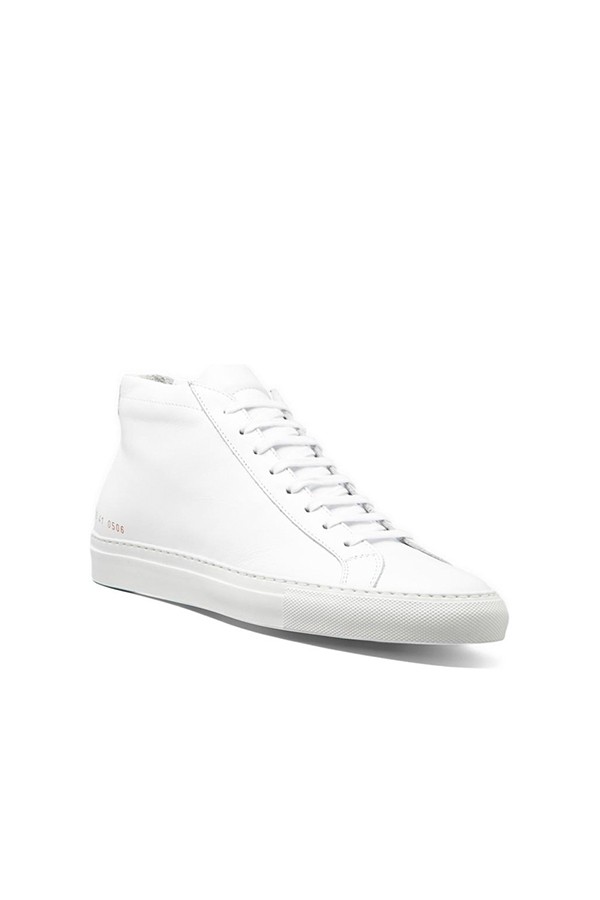 Common Projects Leather Original Achilles Mid White