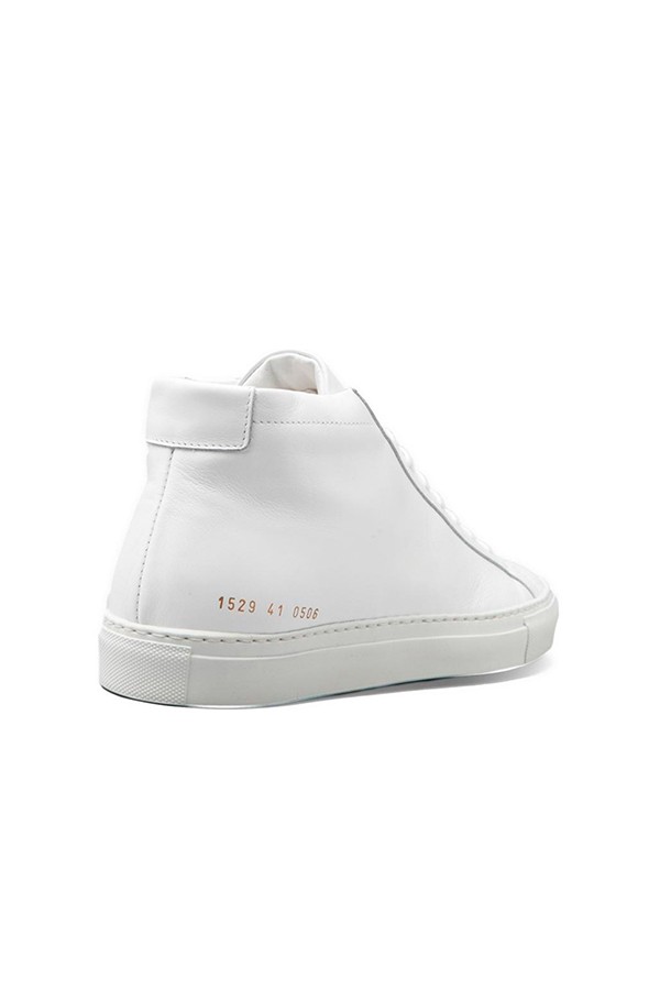 Common Projects Leather Original Achilles Mid White