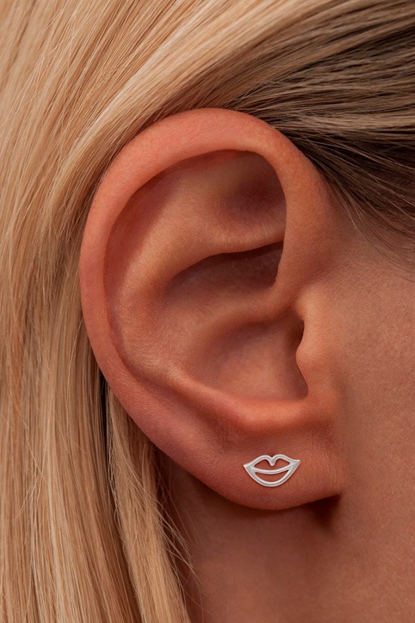 Lulu Copenhagen Secret Ear Stud Sterling Silver Mat