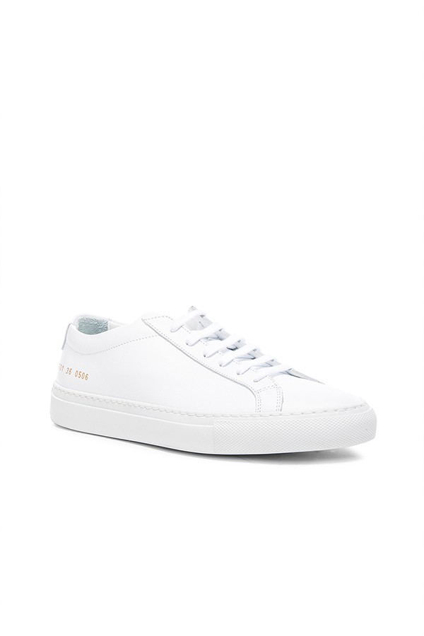 Common Projects Leather Original Achilles Low White