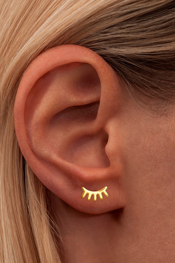 Lulu Copenhagen Blink Ear Stud Gold Plated