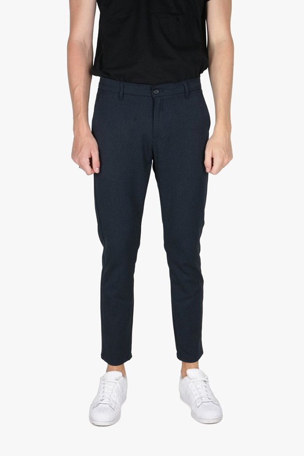 Wood Bird Steffen Mel Pant Navy Mel