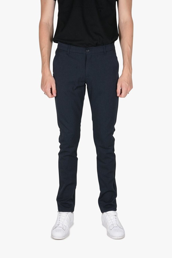 Wood Bird Steffen Mel Pant Navy Mel
