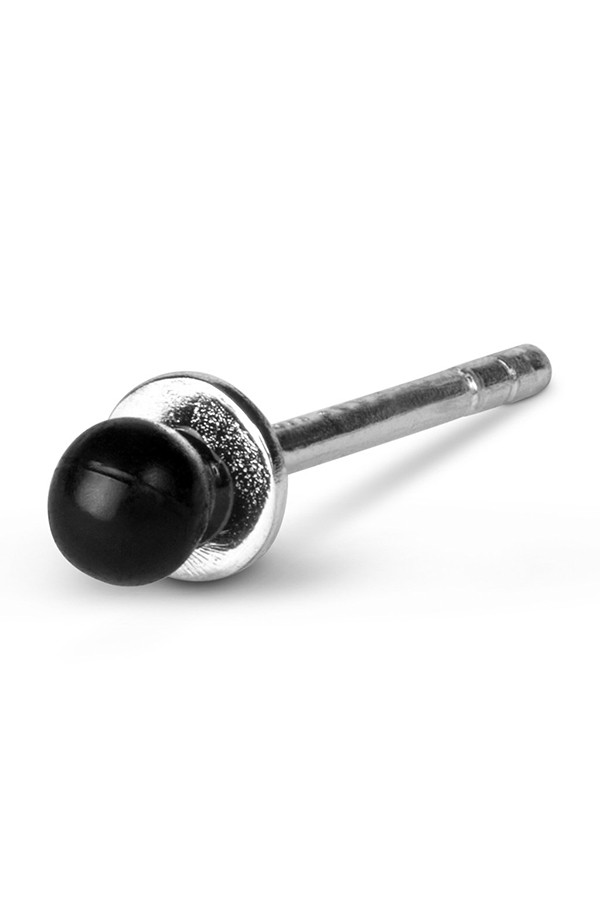 Lulu Copenhagen Pearl On A Silverplate Night Earstud Silver